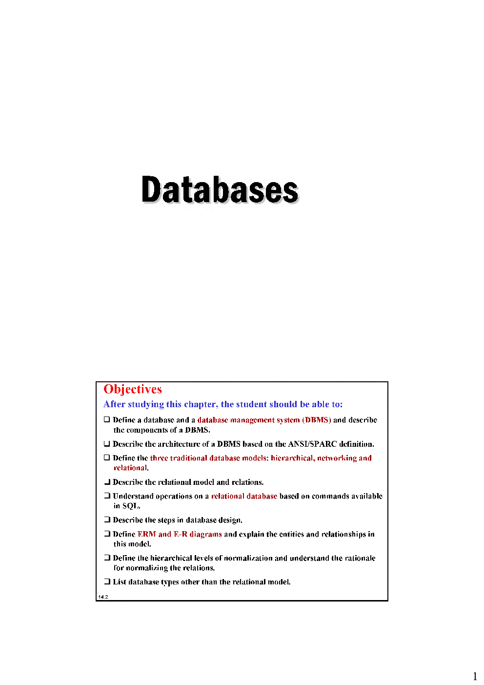 GATE Databases Study Material For Computer Science Engineering - Page 2