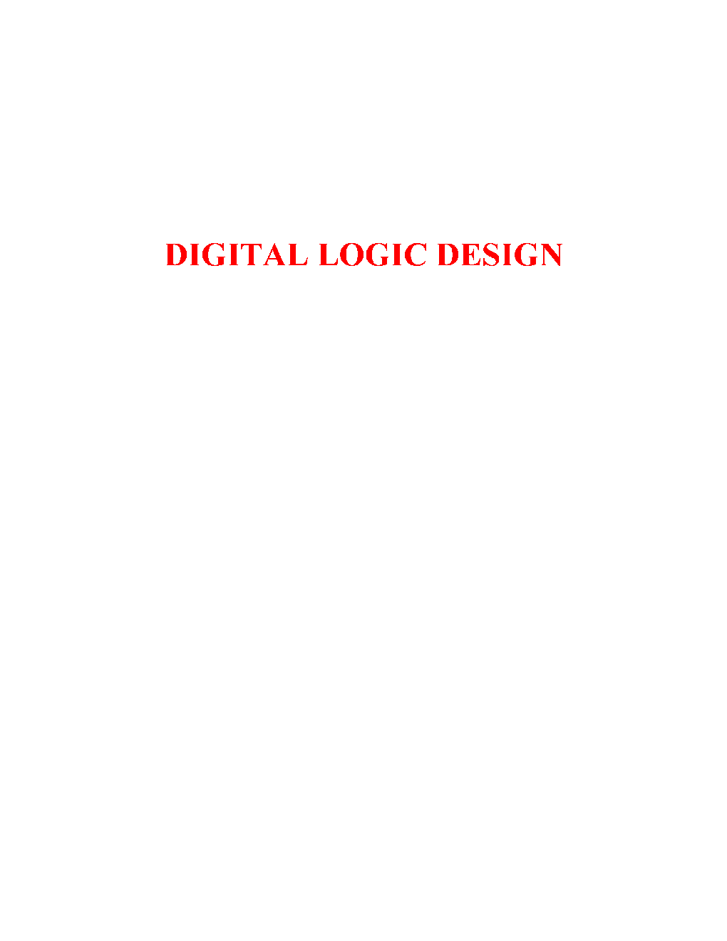 GATE Digital Logic Study Material For Computer Science Engineering - Page 2