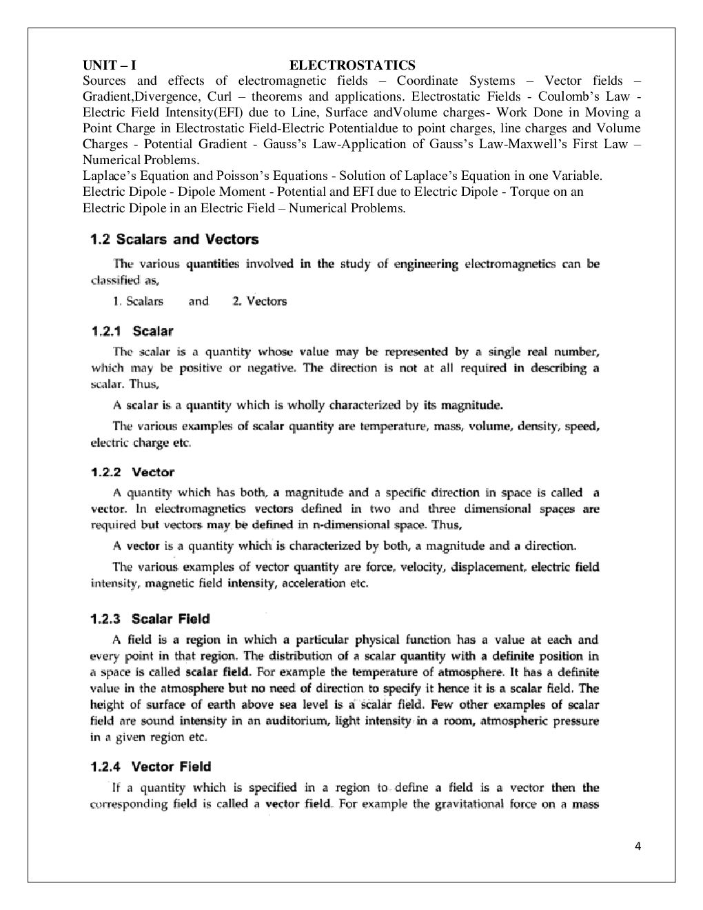 GATE Electro Maganetic Fields Study Material For Electriacl Engineering - Page 4