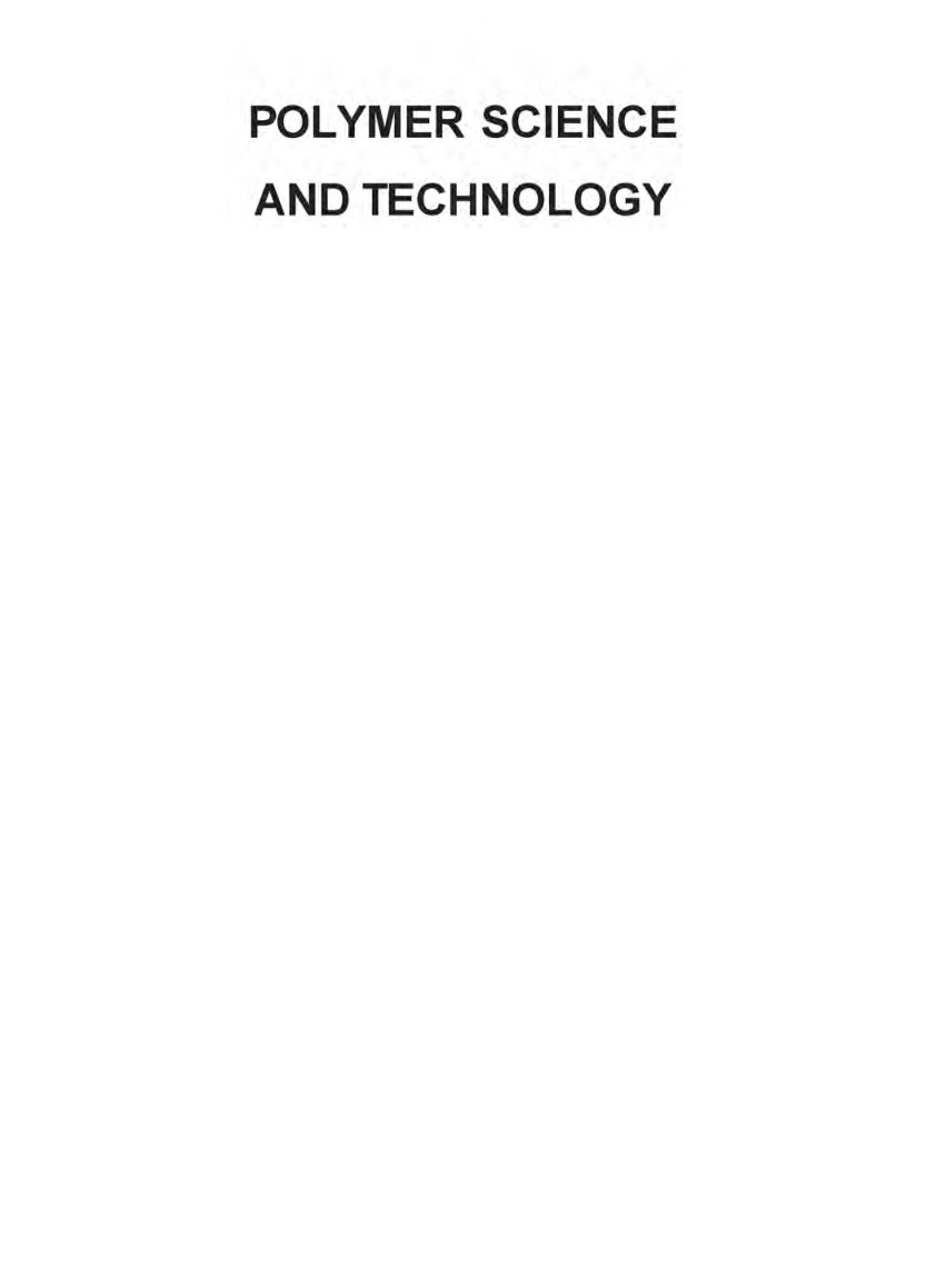 GATE Polymer Science & Engineering Study Material For Engineering Sciences - Page 2