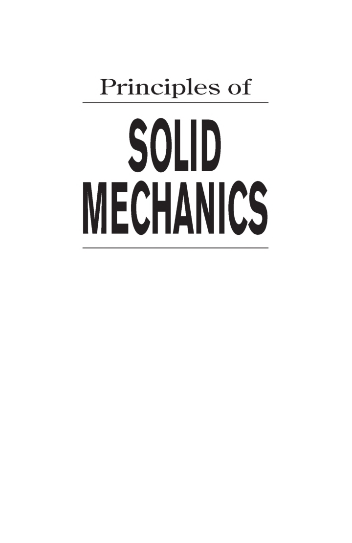 GATE Solid Mechanics Study Material For Engineering Sciences - Page 2