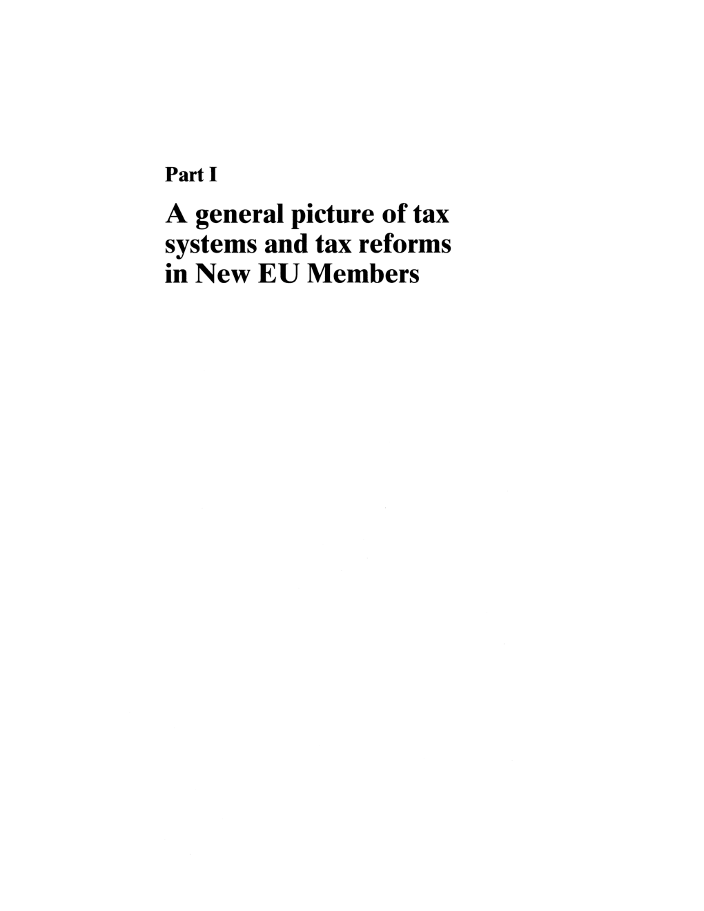 Tax System And Tax Reforms In New EU Members - Page 5
