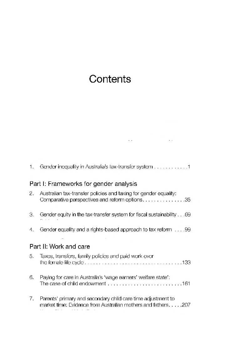 Tax Social Policy And Gender - Page 3
