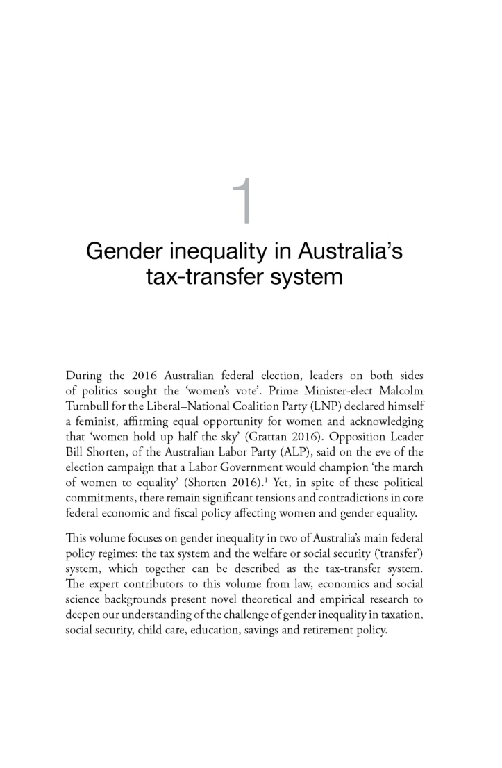 Tax Social Policy And Gender - Page 5