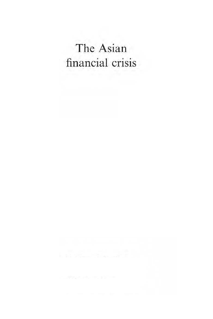 The Asian Financial Crisis - Page 2