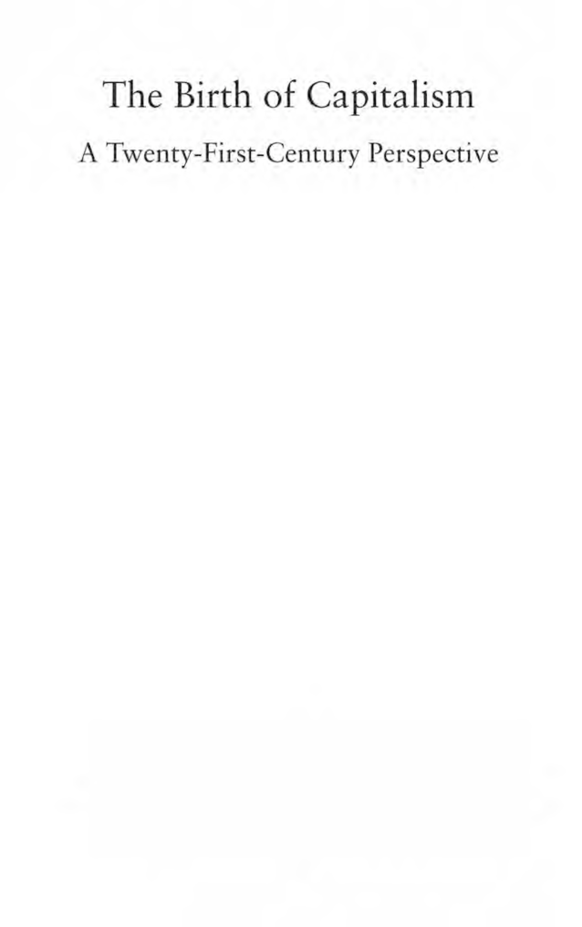 The Birth Of Capitalism  - Page 2