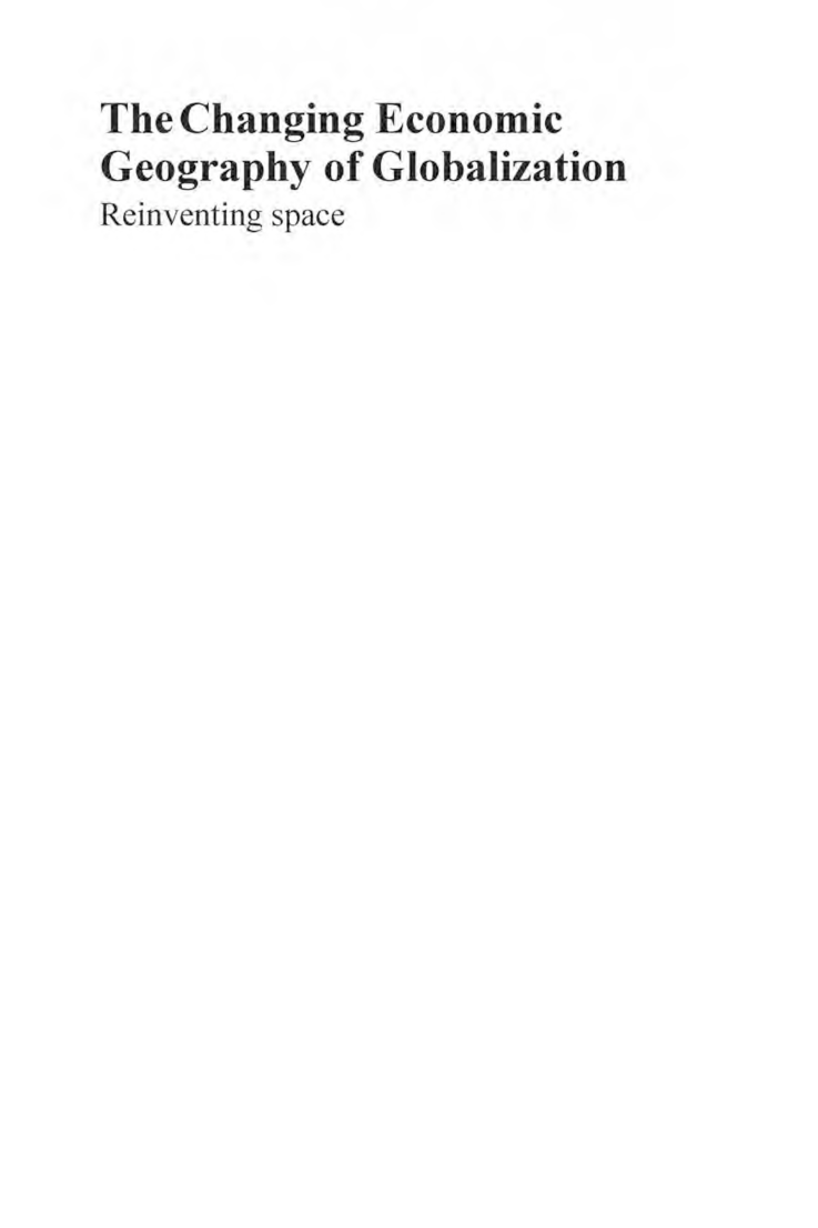 The Changing Economic Geography Of Globalization - Page 2