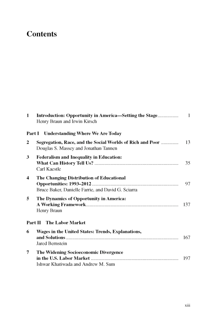 The Dynamics Of Opportunity In America - Page 3