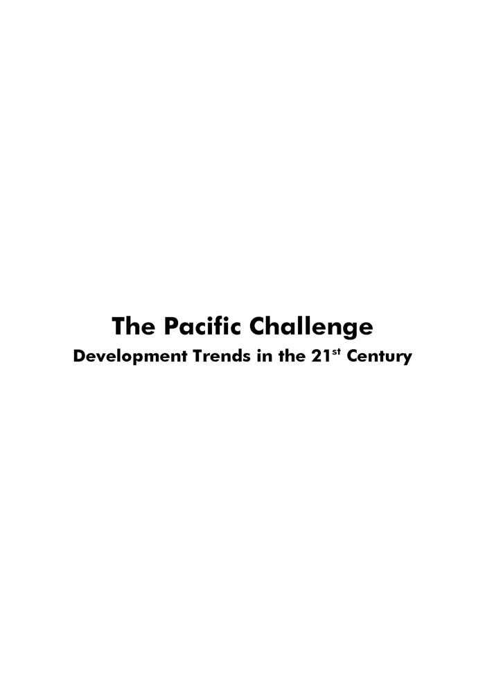 The Pacific Challenge Development Trends In The 21st Century - Page 2
