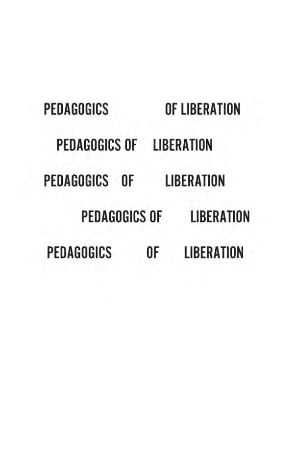 Pedagogics Of Liberation - Page 2