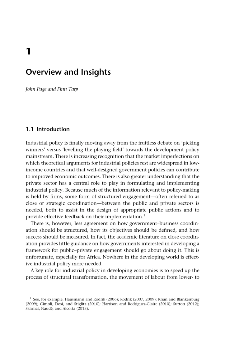 The Practice Of Industrial Policy - Page 5