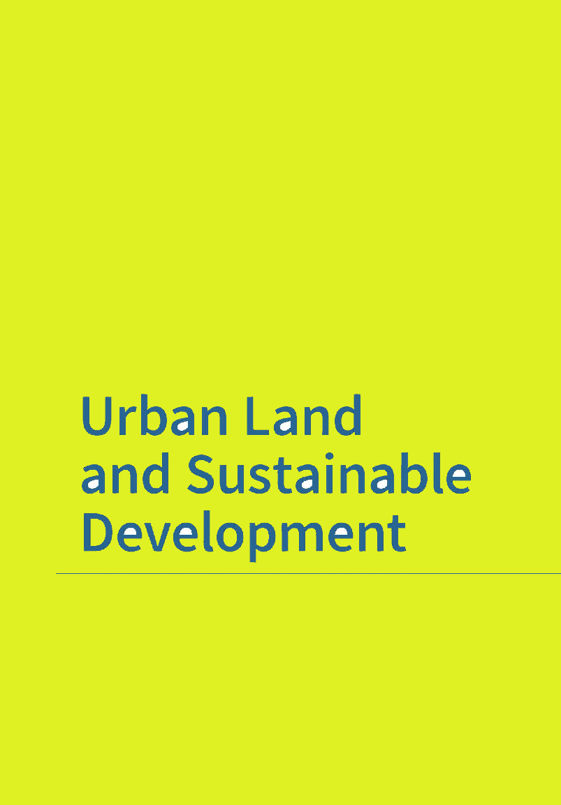 Urban Land And Sustainable Development - Page 1