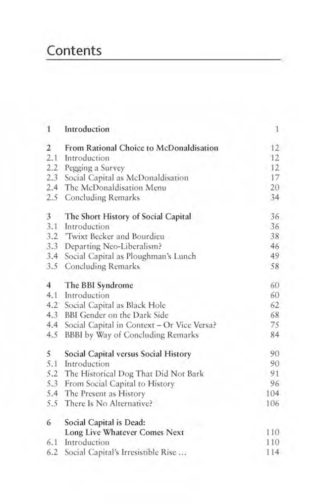 Theories Of Social Capital - Page 3