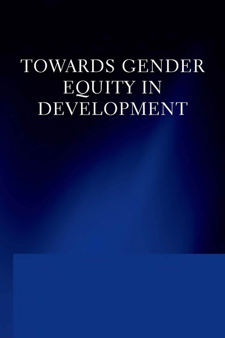 Towards Gender Equity In Development - Page 1