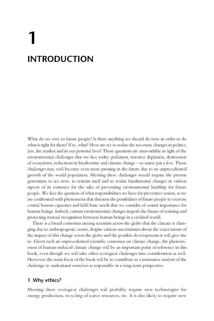 Towards The Ethics Of A Green Future - Page 5