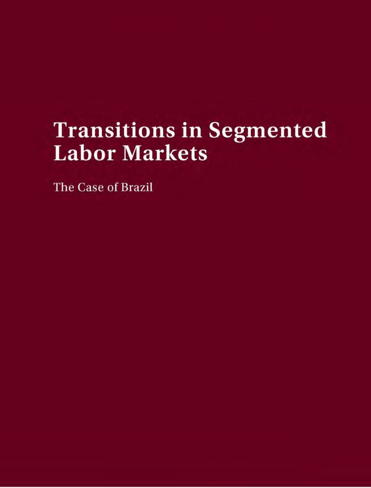 Transitions In Segmented Labor Markets - Page 1