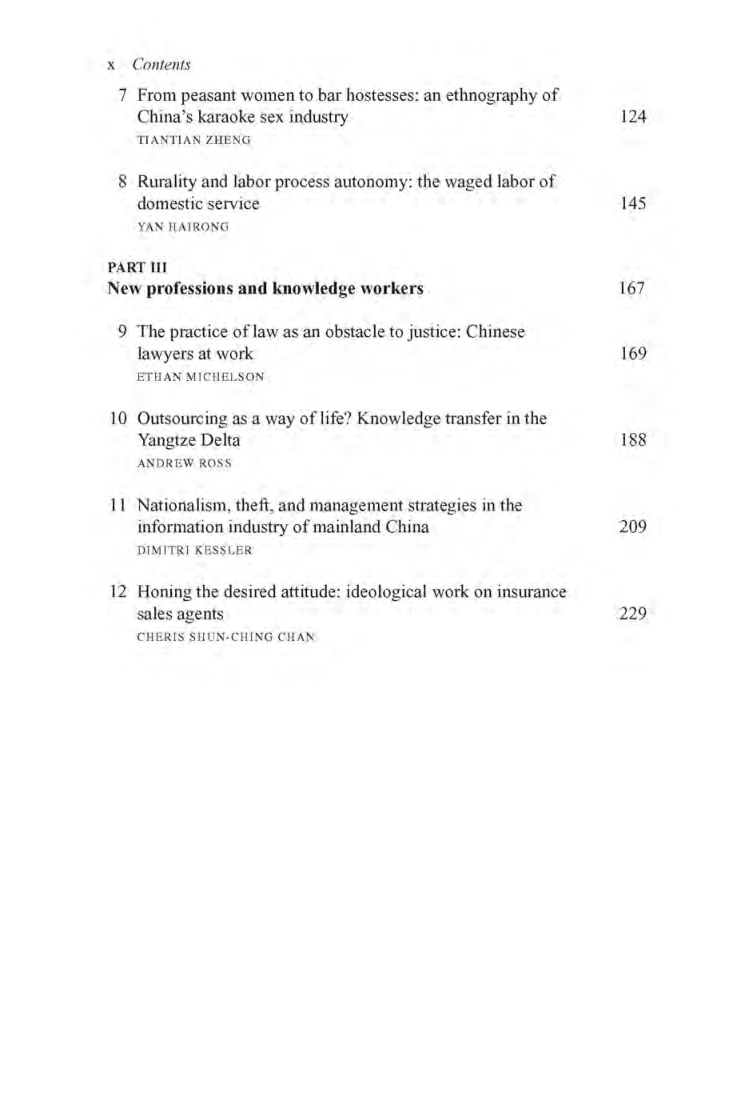 Working In China Ethnographies Of Labor And Workplace Transformation - Page 4