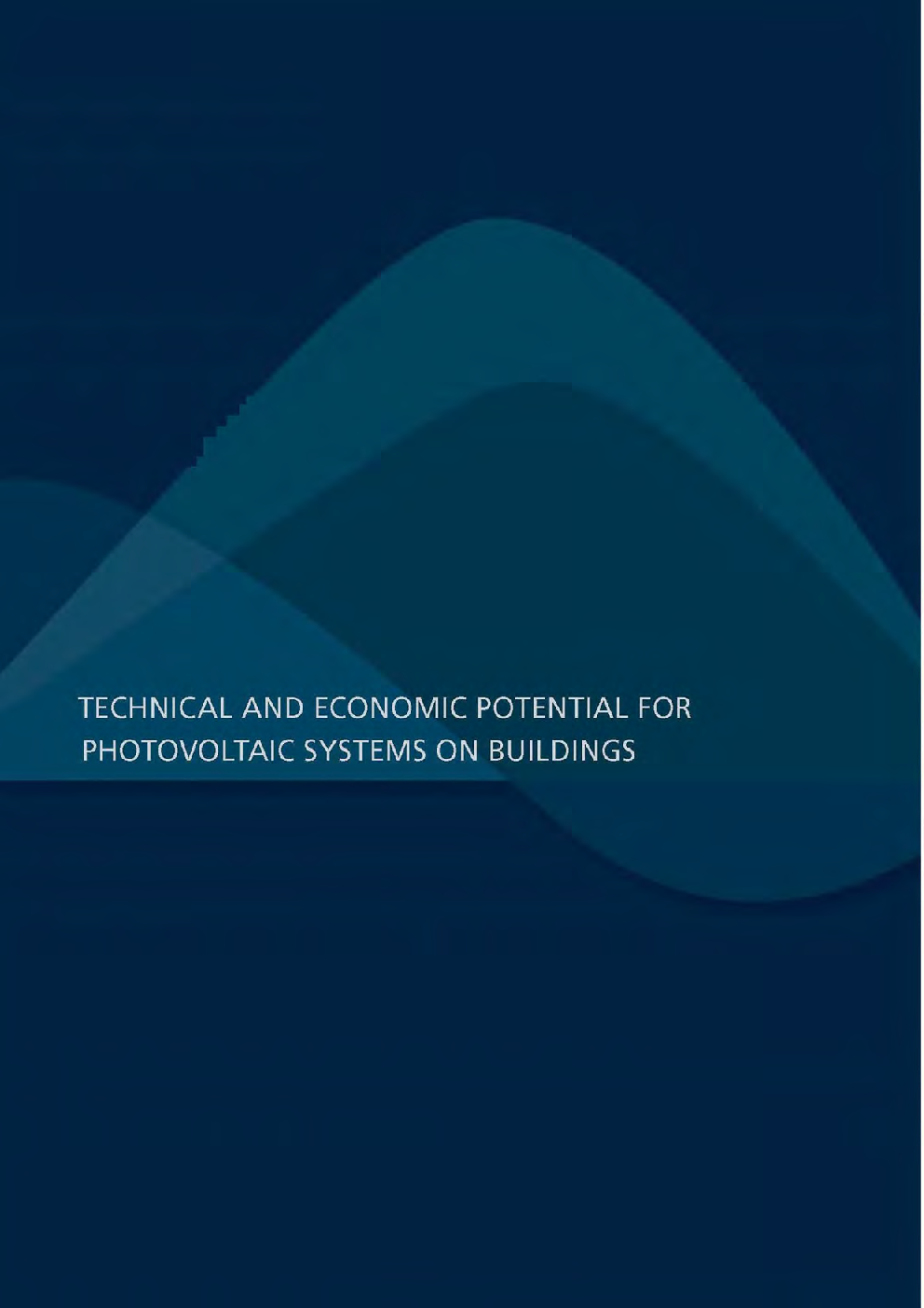 Technical And Economic Potential For Photovoltaic Systems On Buildings - Page 1