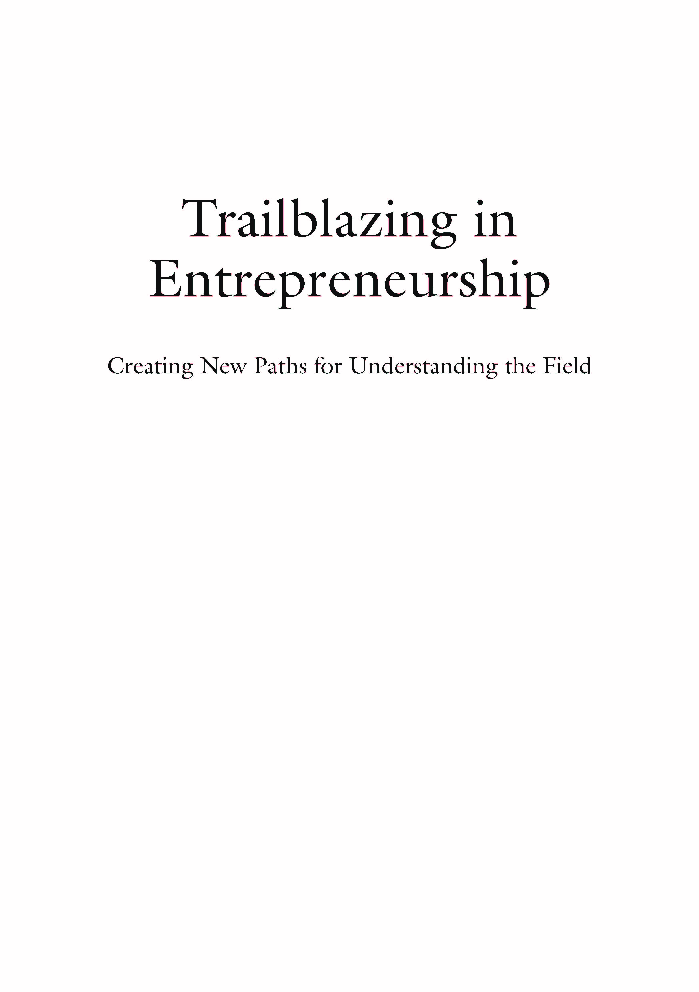 Trailblazing In entrepreneurship - Page 2