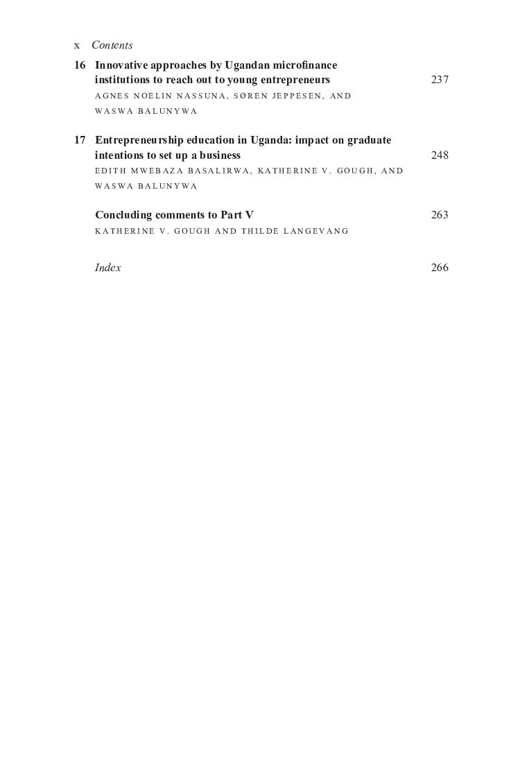 Young Entrepreneurs In Sub Saharan Africa - Page 5