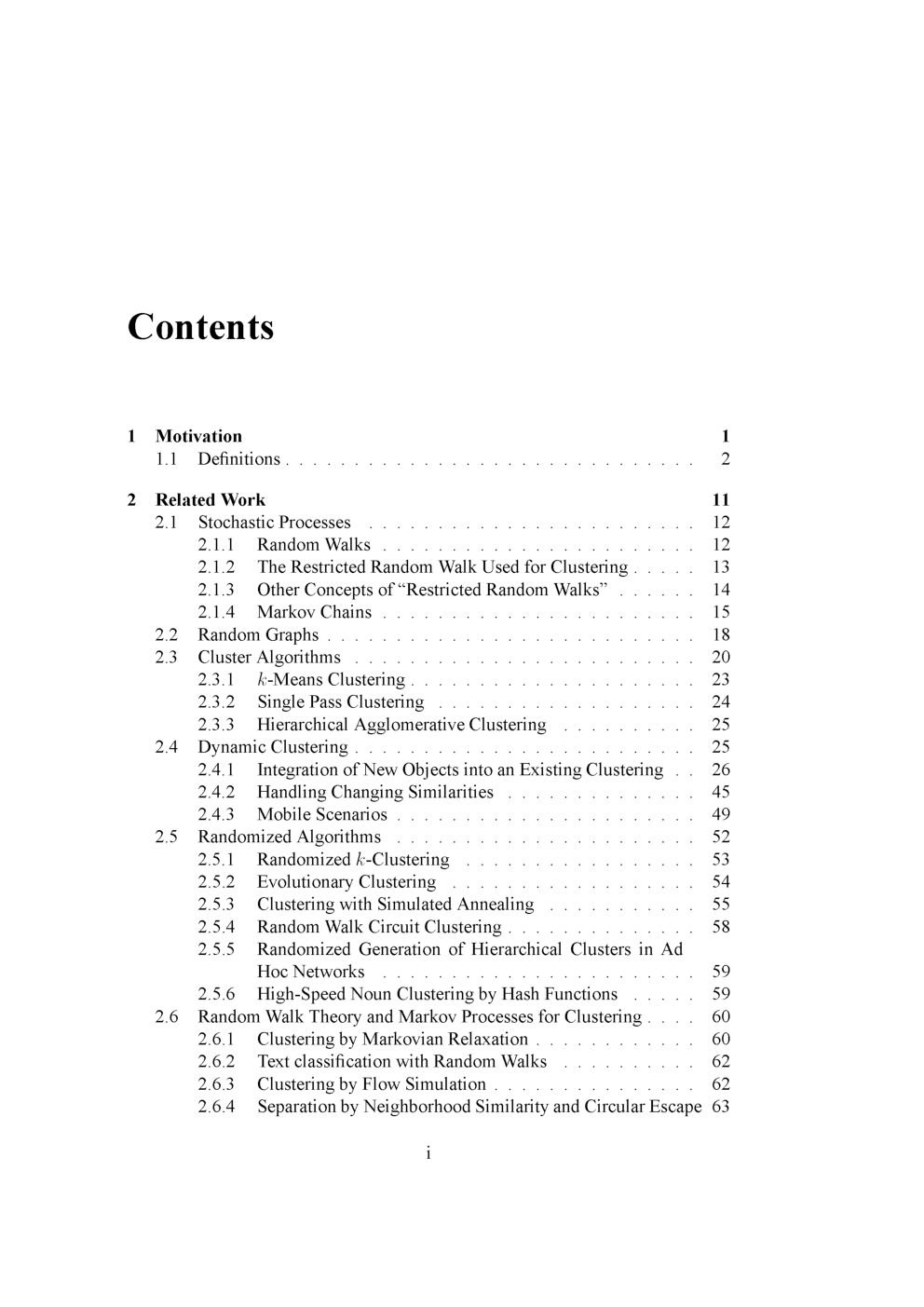 An Update Algorithm For Restricted Random Walk Clusters - Page 3