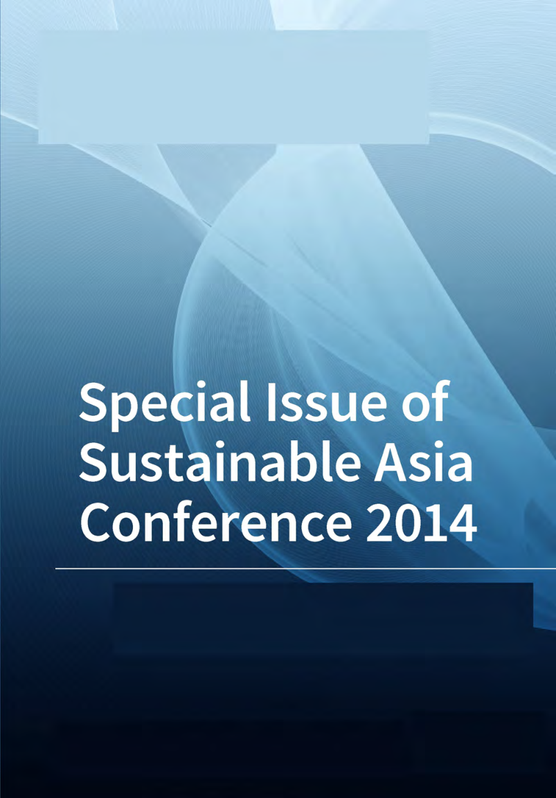 Special Issue Of Sustainable Asia Conference 2014 - Page 1