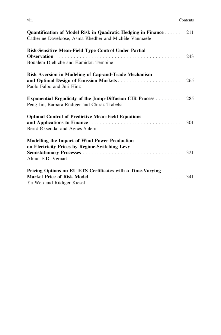 Stochastics Of Environmental And Financial Economics - Page 4