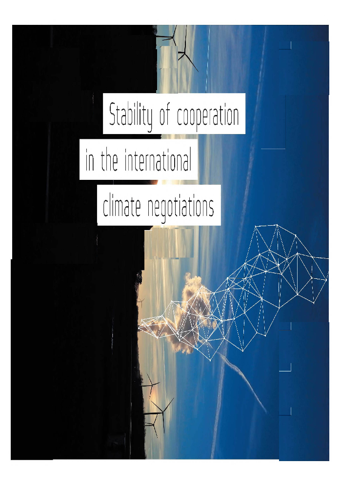 Stability Of Cooperation In The International Climate Negotiations  - Page 1