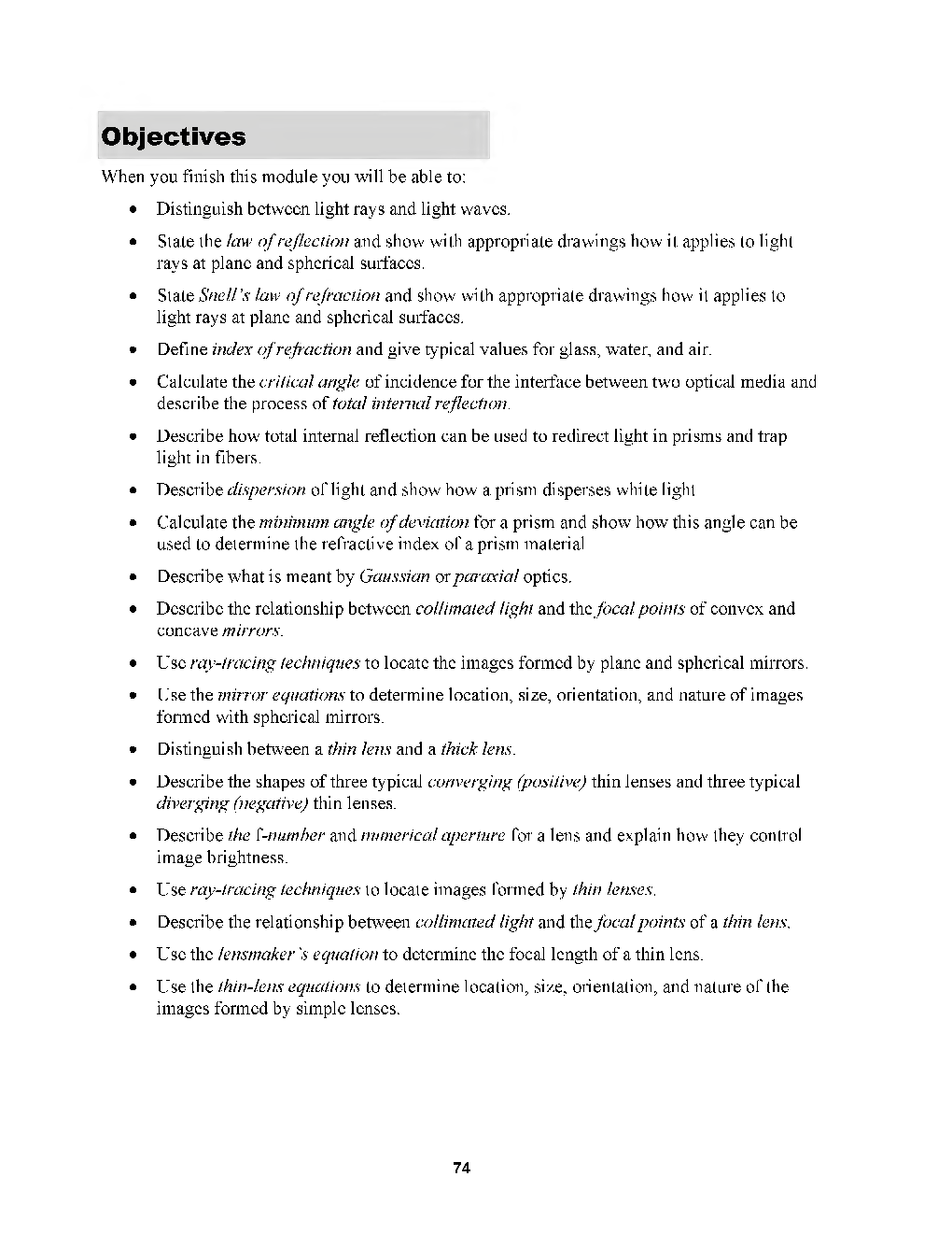 Basic Geometrical Optics Study Material For IIT JEE Mains Physics - Page 3