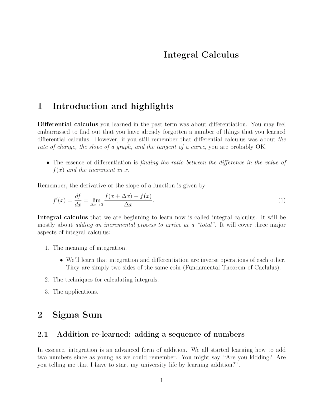 Integral Calculus Study Material For IIT JEE Mains Maths - Page 2