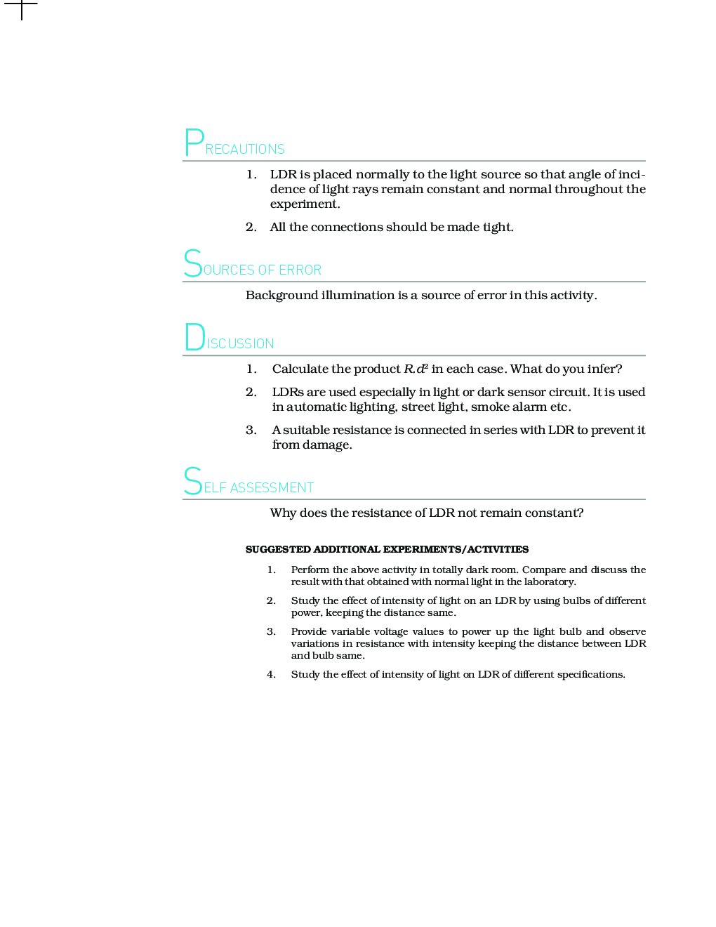 Light Dependent Resistor Study Material For IIT JEE Mains Physics - Page 4