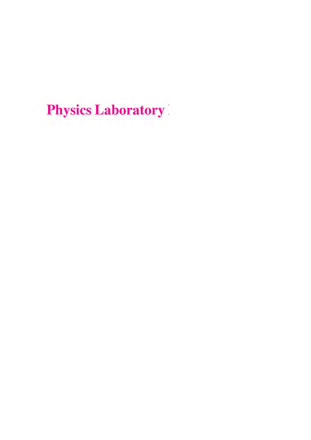 Physics Laboratory Study Material For IIT JEE Mains Physics - Page 2