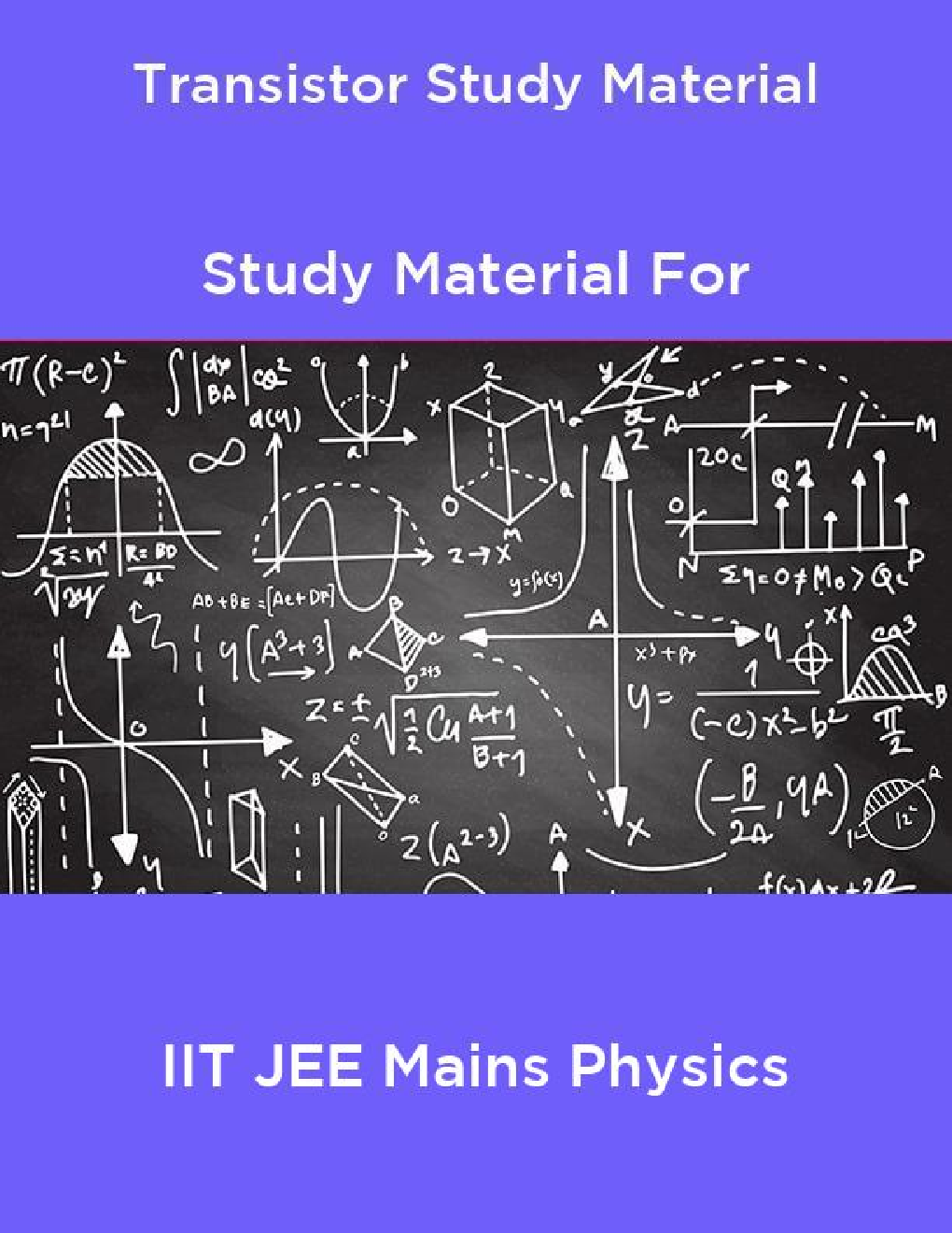 Transistor Study Material For IIT JEE Mains Physics - Page 1