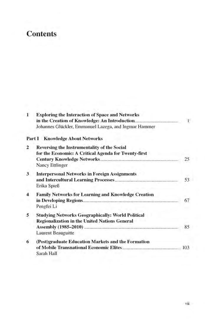 Knowledge And Networks - Page 3