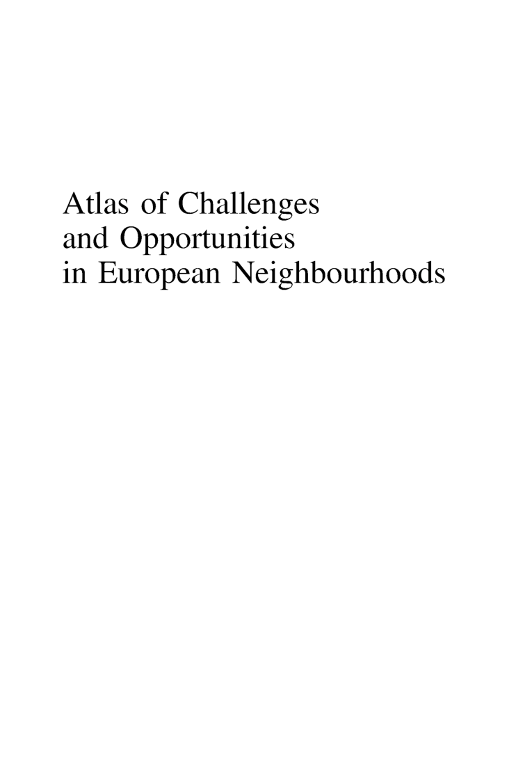 Atlas Of Challenges And Opportunities In European Neighbourhoods - Page 2