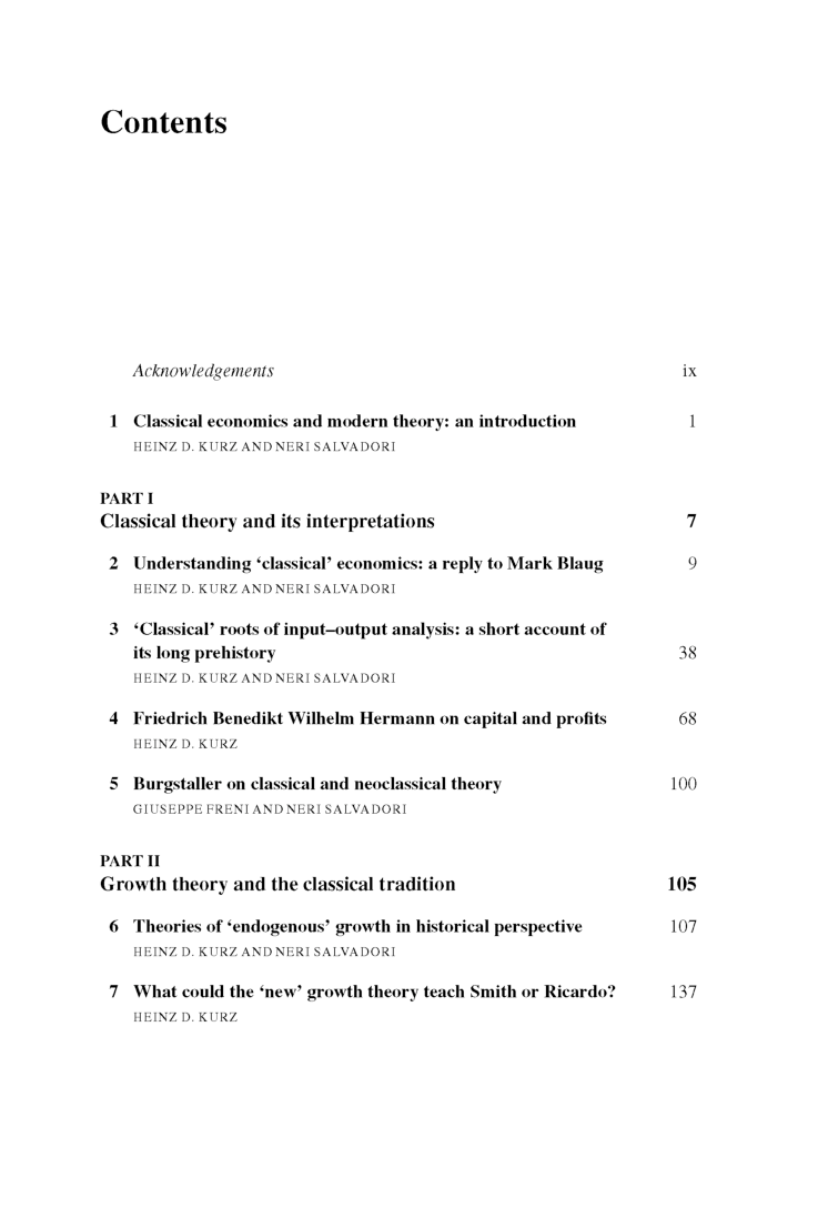 Classical Economics And Modern Theory - Page 3