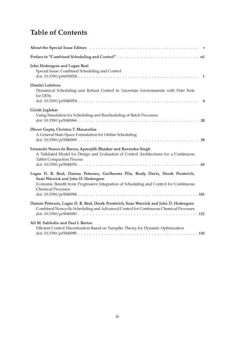 Combined Scheduling And Control - Page 3