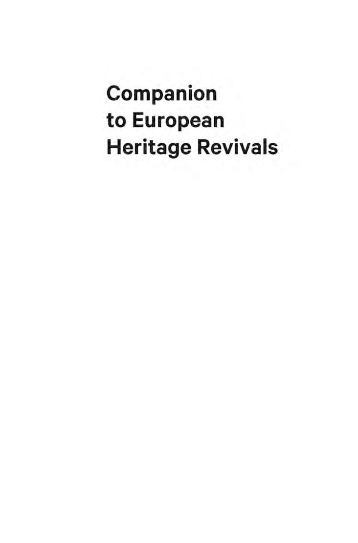 Companion To European Heritage Revivals - Page 3