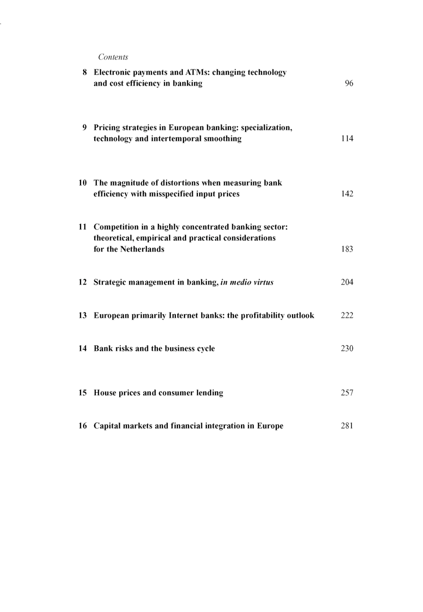 Competition And Profitability In European Financial Services - Page 4