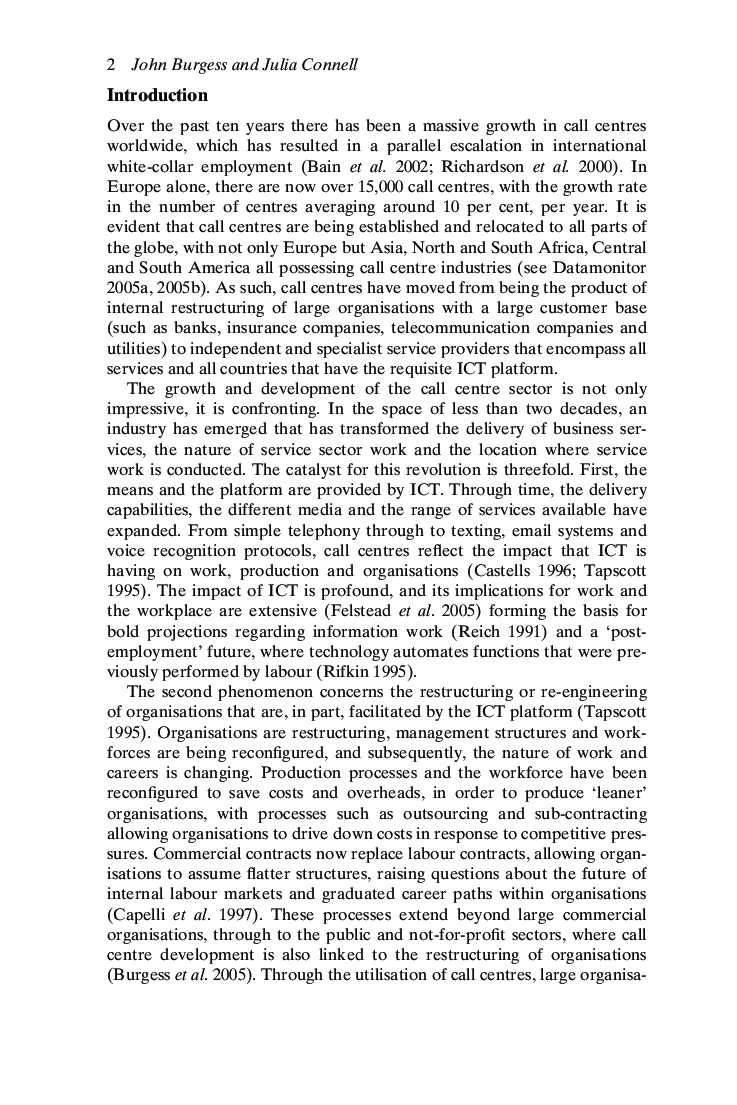 Developments In The Call Centre Industry - Page 5