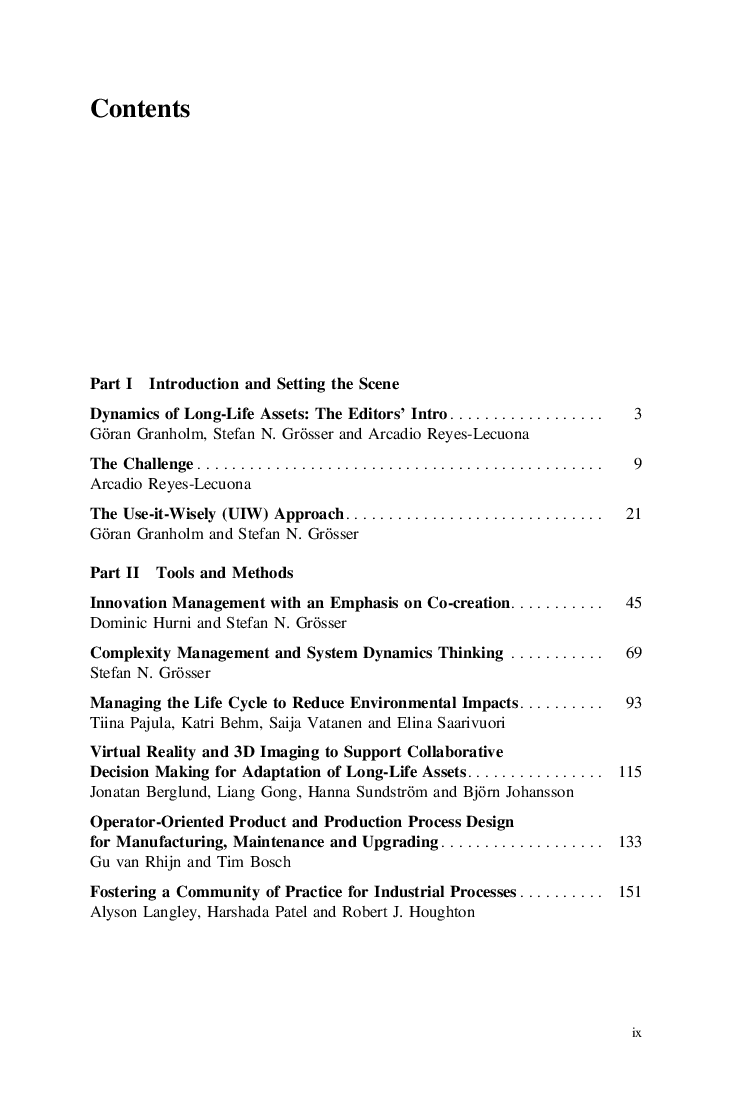 Dynamics Of Long Life Assets - Page 3