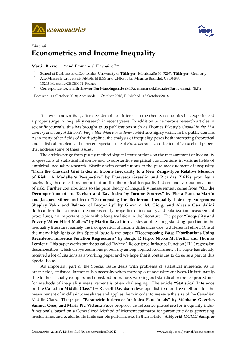 Econometrics And Income Inequality - Page 5