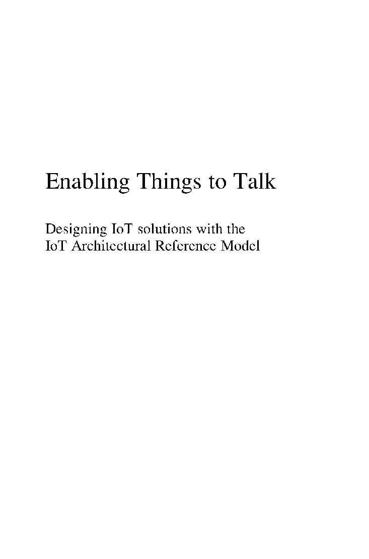 Enabling Things To Talk - Page 2