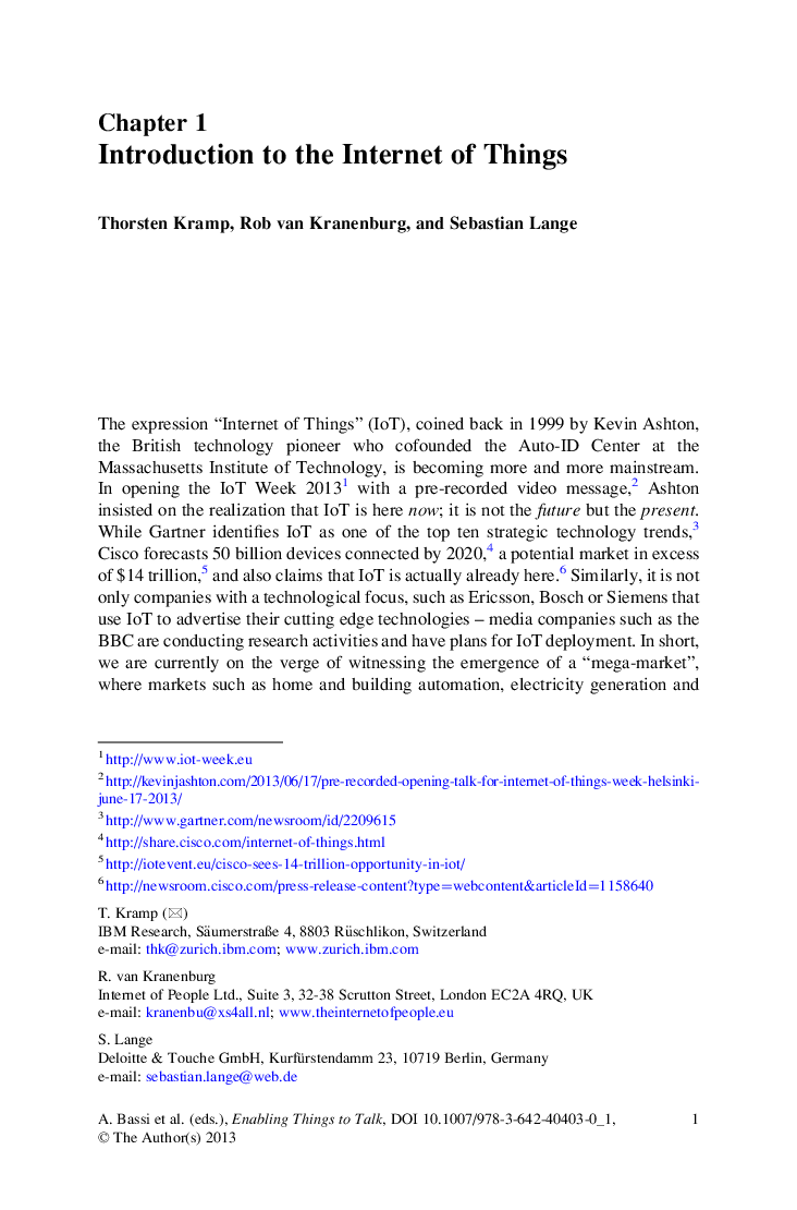 Enabling Things To Talk - Page 5