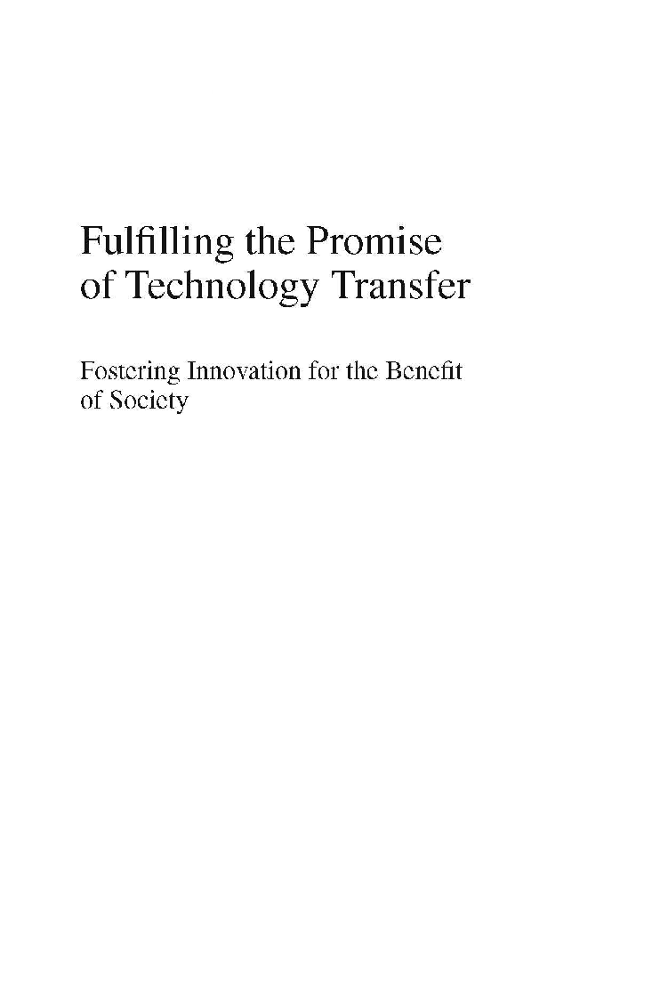 Fulfilling The Promise Of Technology Transfer - Page 2