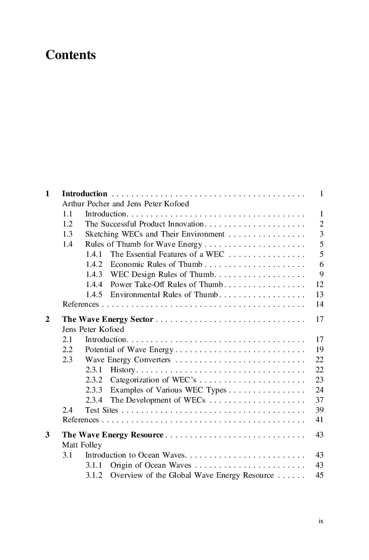 Handbook Of Ocean Wave Energy - Page 3