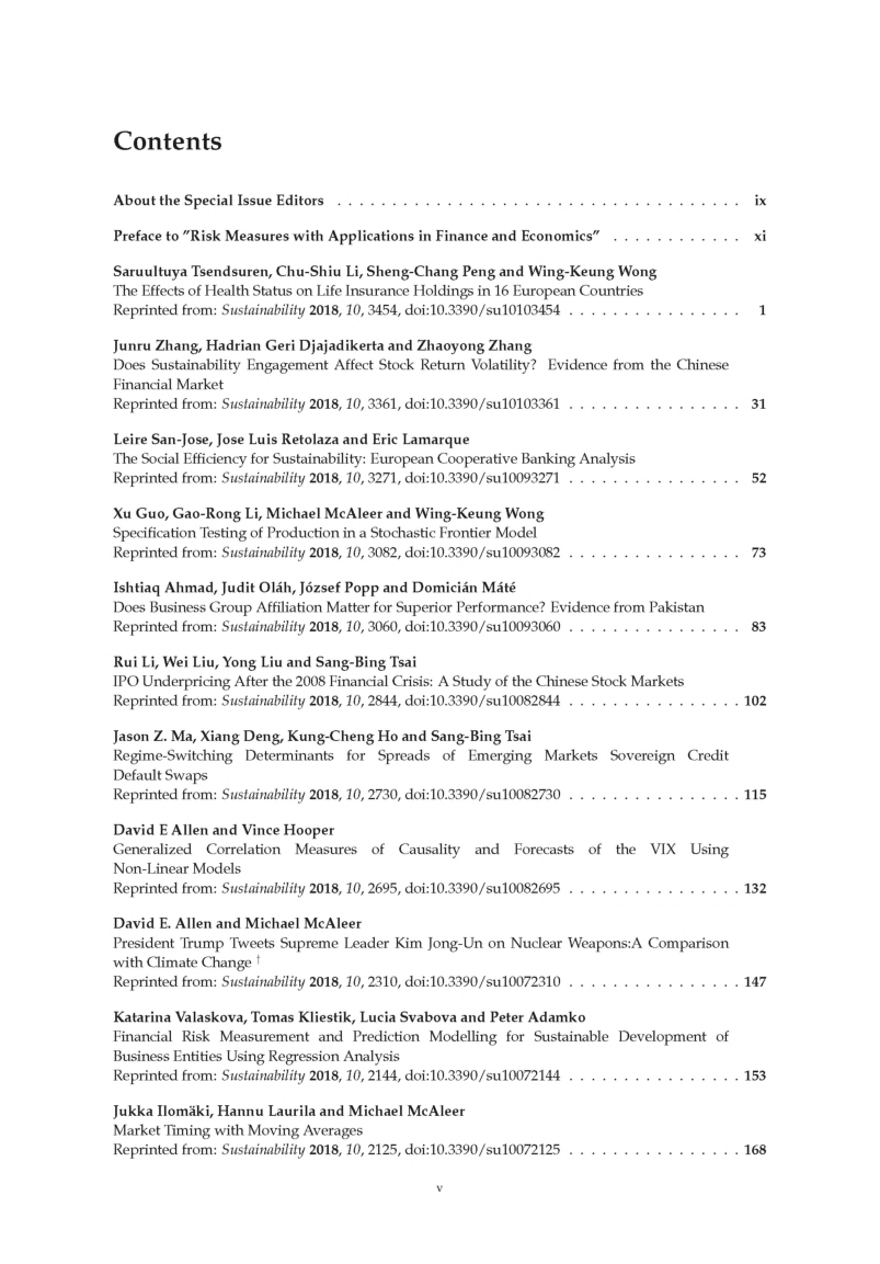 Risk Measures With Applications In Finance And Economics - Page 3