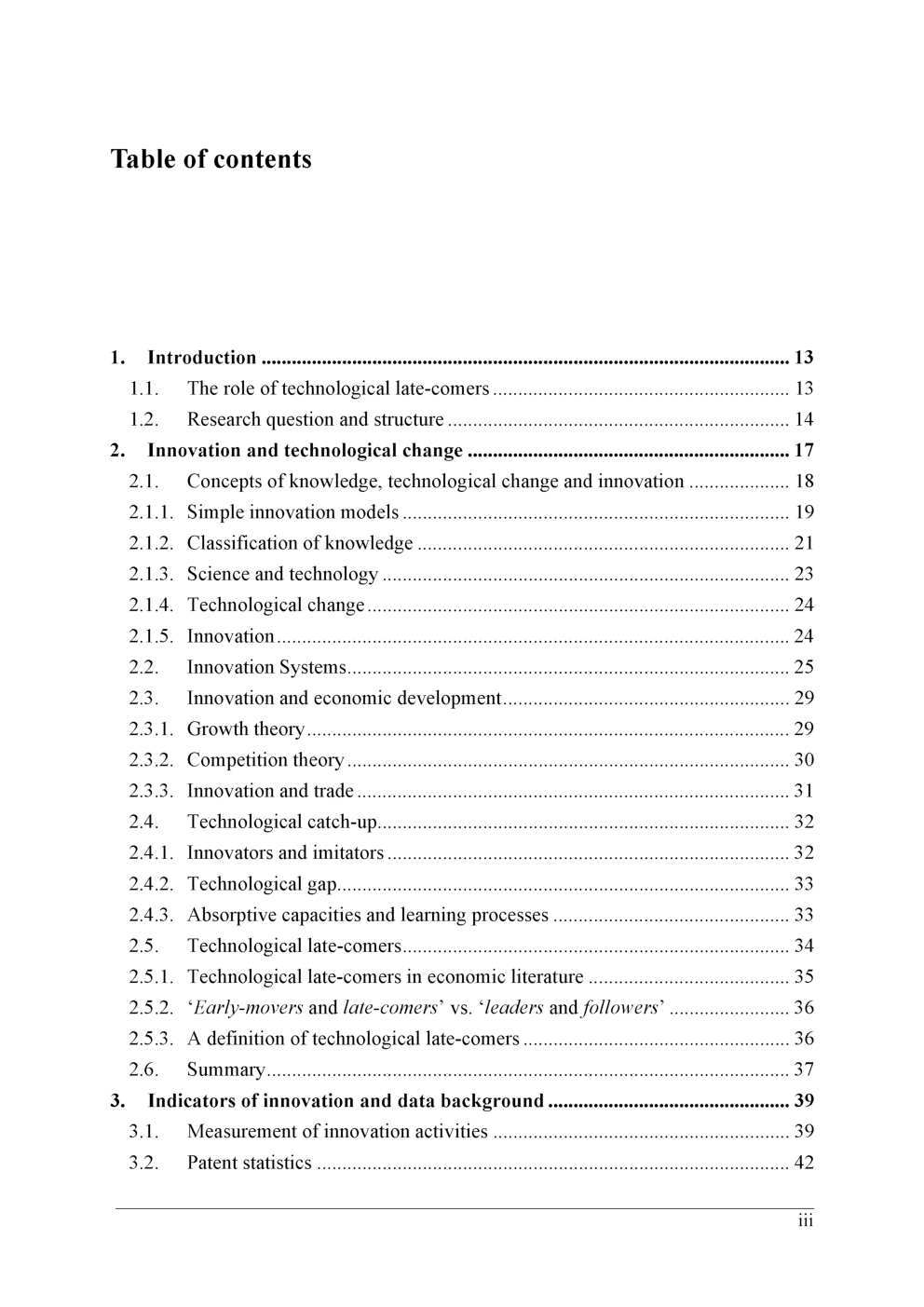 Role And Dynamics Of Late Comers In The Global Technology Competition - Page 3