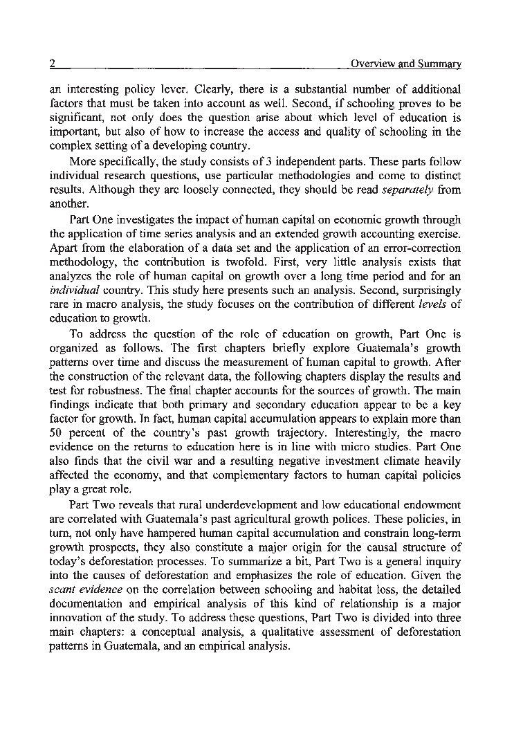 Economic Growth Biodiversity Conservation And The Formation Of Human Capital In A Developing Country - Page 4