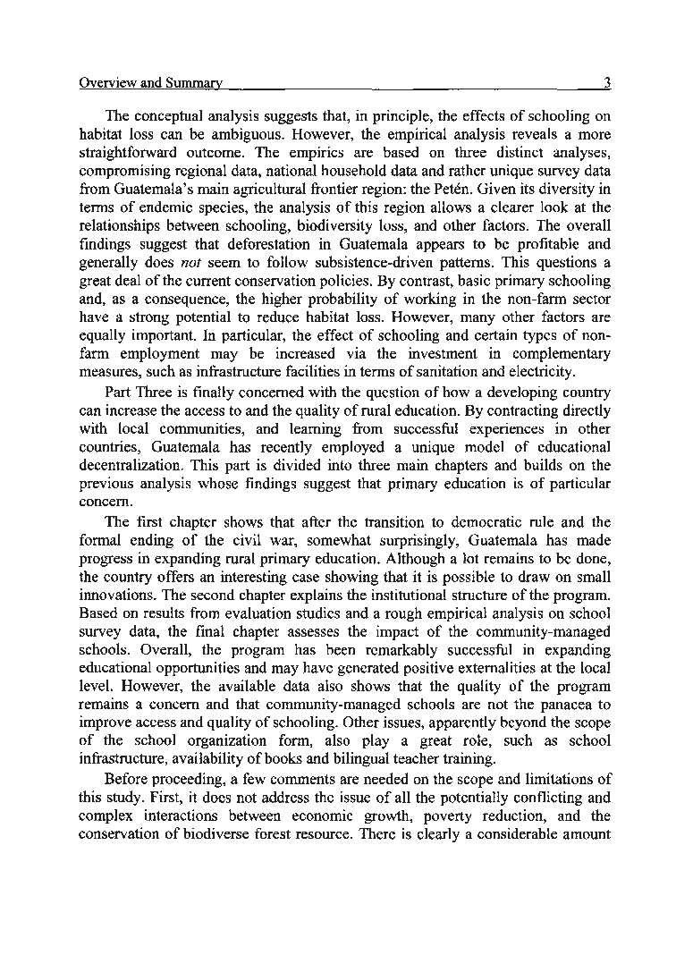 Economic Growth Biodiversity Conservation And The Formation Of Human Capital In A Developing Country - Page 5